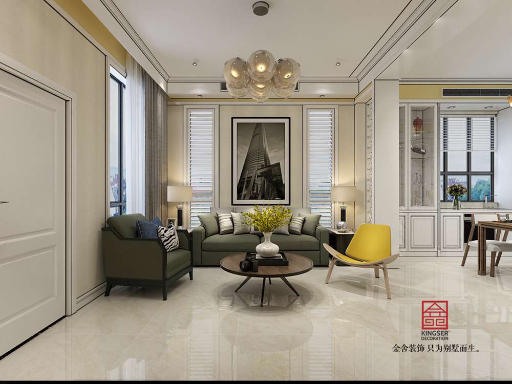 碧桂園240平米現(xiàn)代簡約風格裝修效果圖